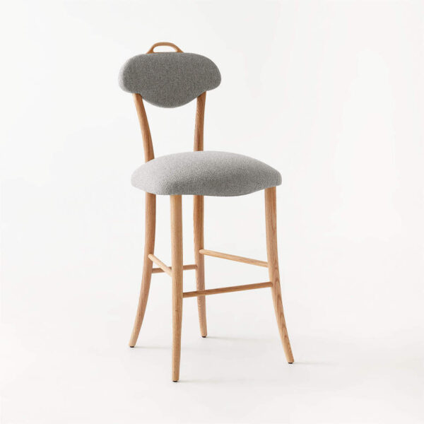 Edina Boucle Bar Stool – Designed by Ross Cassidy - Image 2