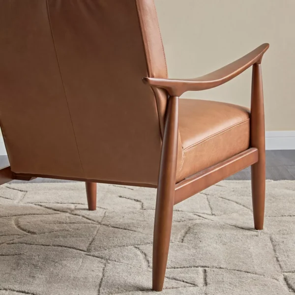 Luna Leather Armchair - Image 3