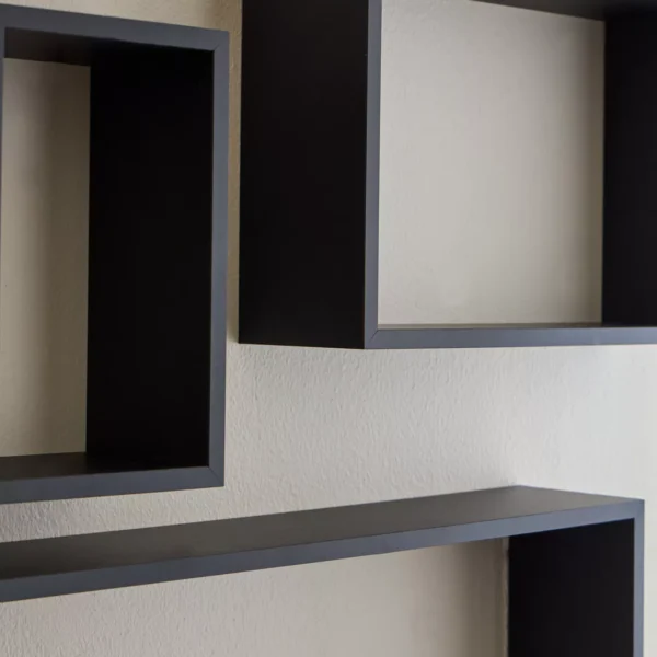 Shelvy 3-Piece Wall Shelf Set – Modern Function Meets Urban Style - Image 3