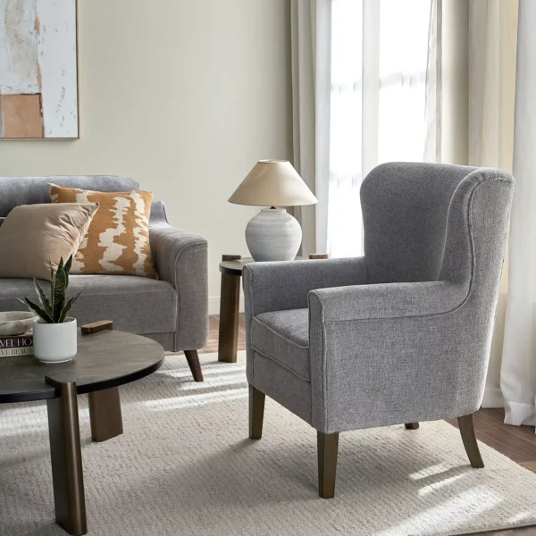 Emma Fabric Armchair - Image 7