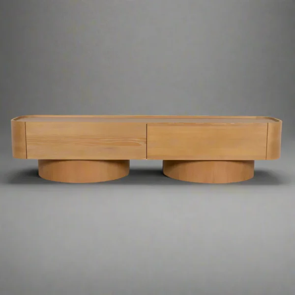 Arco Oval TV Unit – Sculptural Form Meets Everyday Function