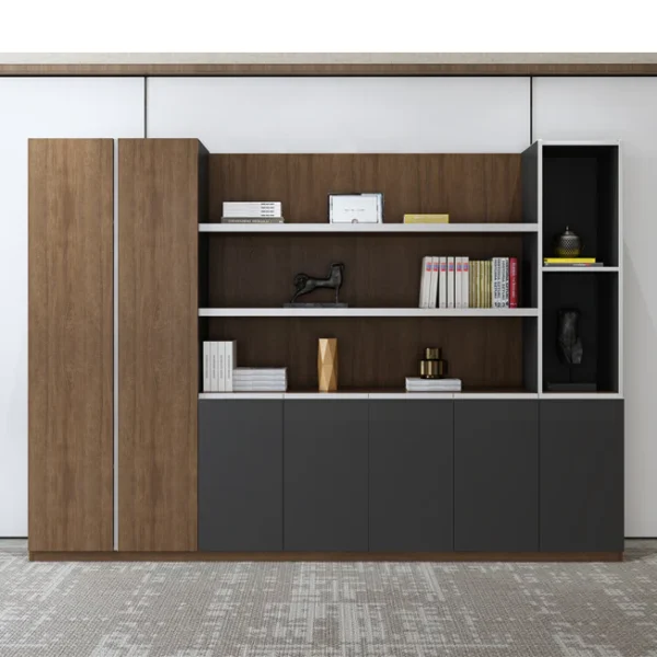 Full Height 3-Shelf Bookcase Storage Cabinet – MP-2011