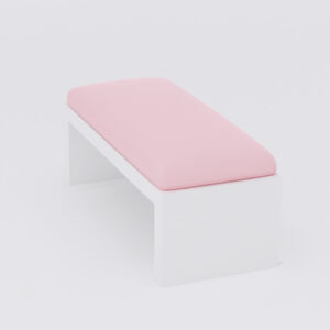 Elegant Pink Manicure Hand Rest – Acrylic Base