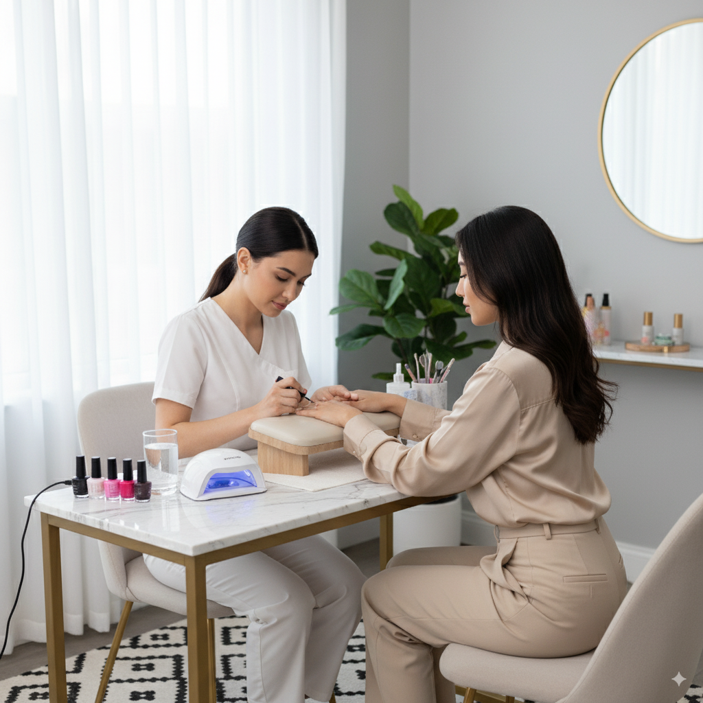 SALYS Manicure Handrest Lifestyle