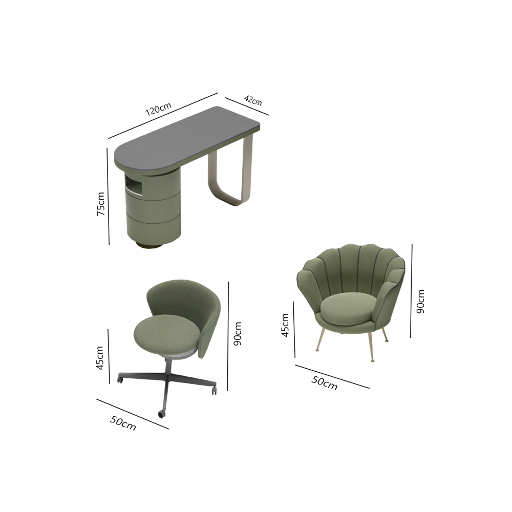 Manicure Station for Nail Salon