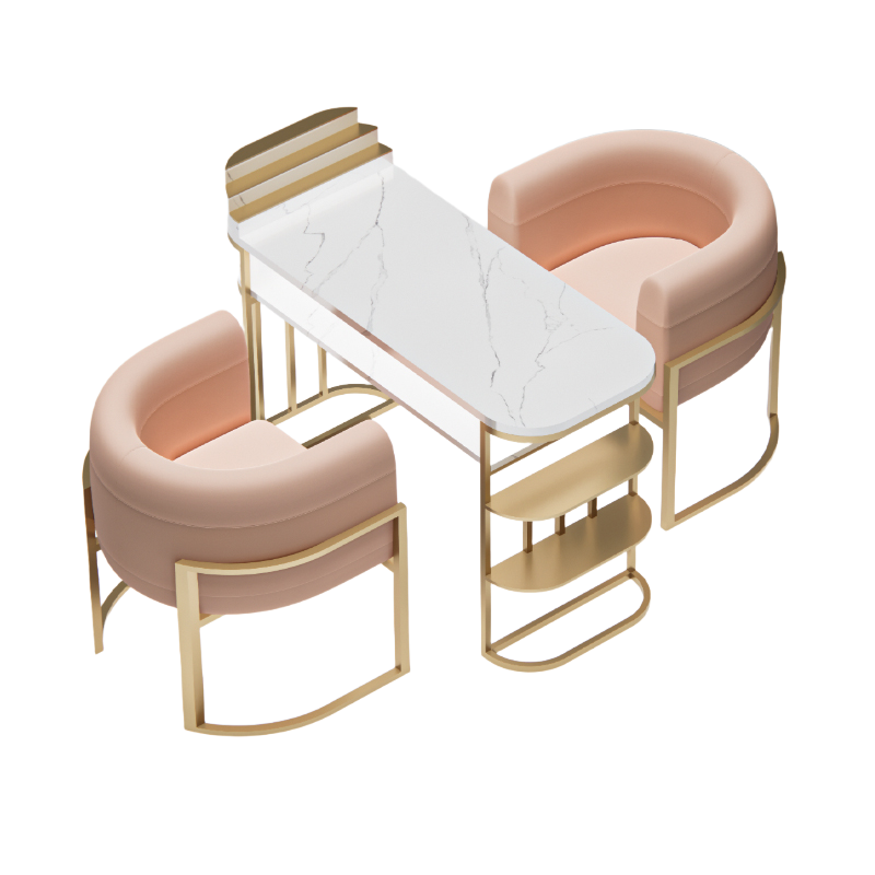 Goldish Manicure Station