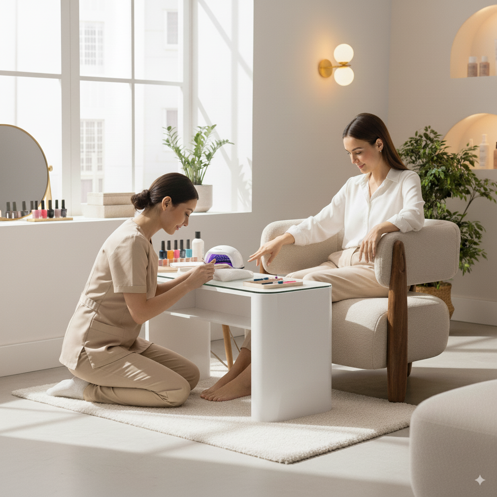 Hammi Manicure Chair Lifestyle