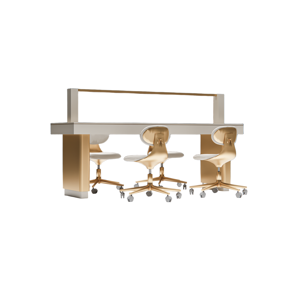 Manicure Station for Nail Salon