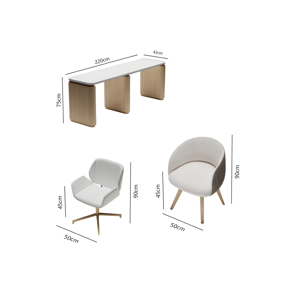 Manicure Station for Ladies Salon