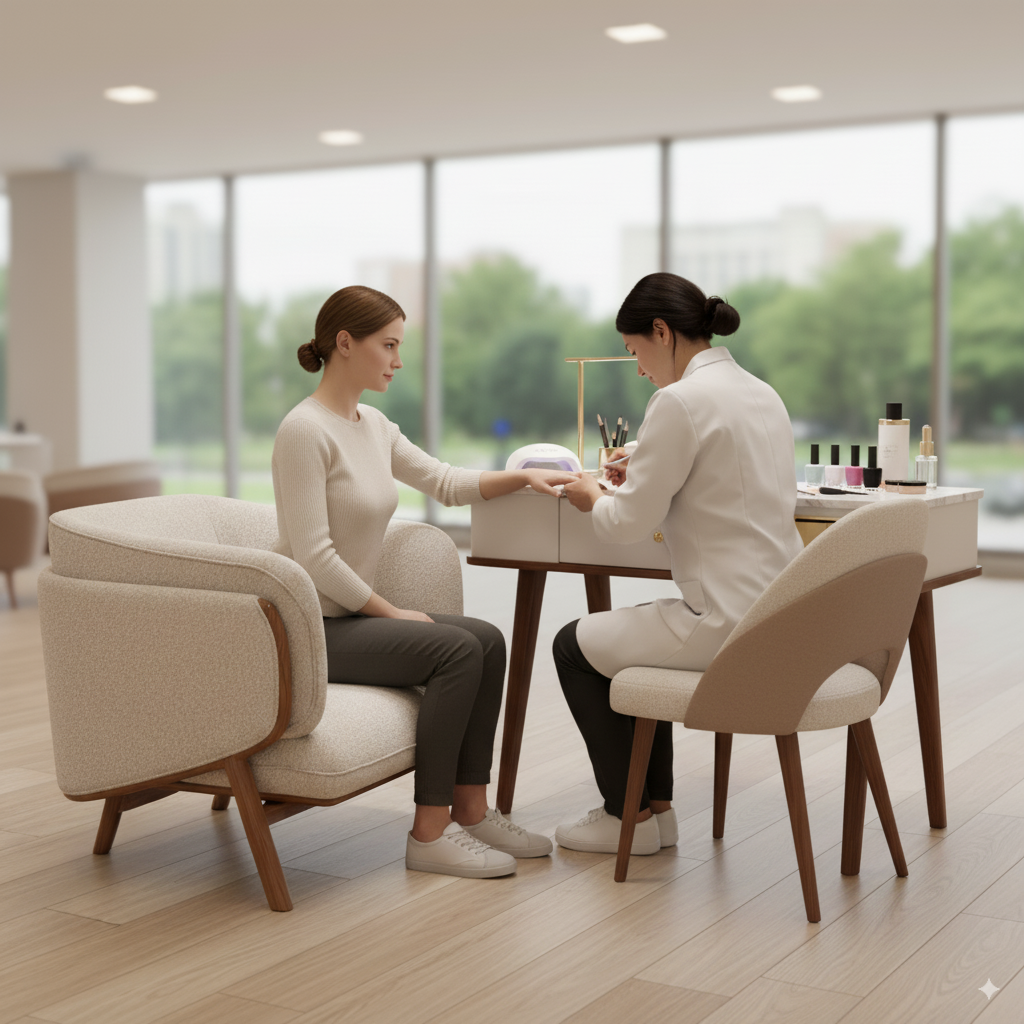 Vitalian Manicure chair Lifestyle