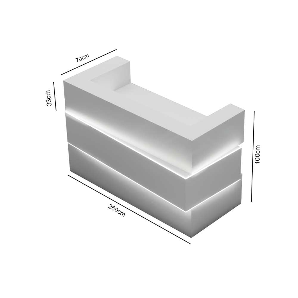WIDEY Reception Desk-1-5 Reception Desk for Salon