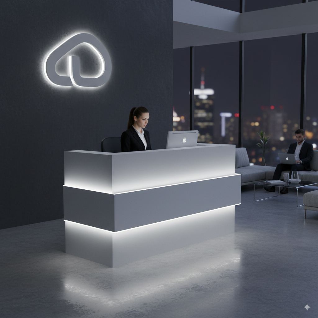WIDEY Reception Desk-Lifestyle WIDEY Reception Desk Lifestyle