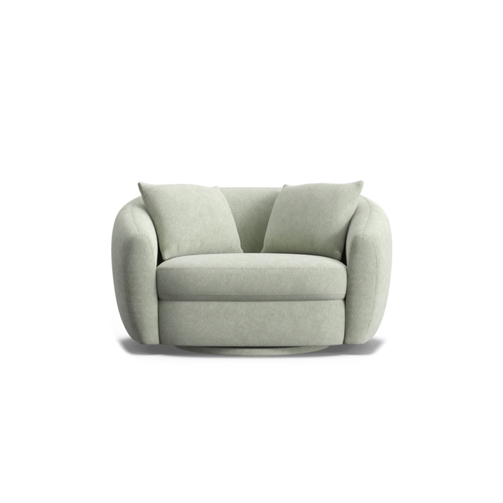 Aora swivel armchair