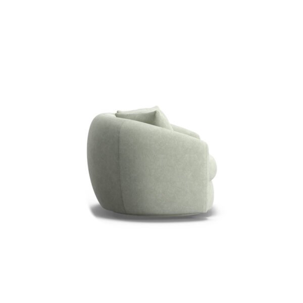 Aora swivel armchair Mint 1 3