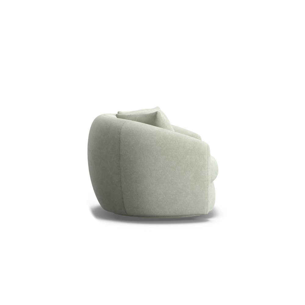 Aora swivel armchair Mint 1 3