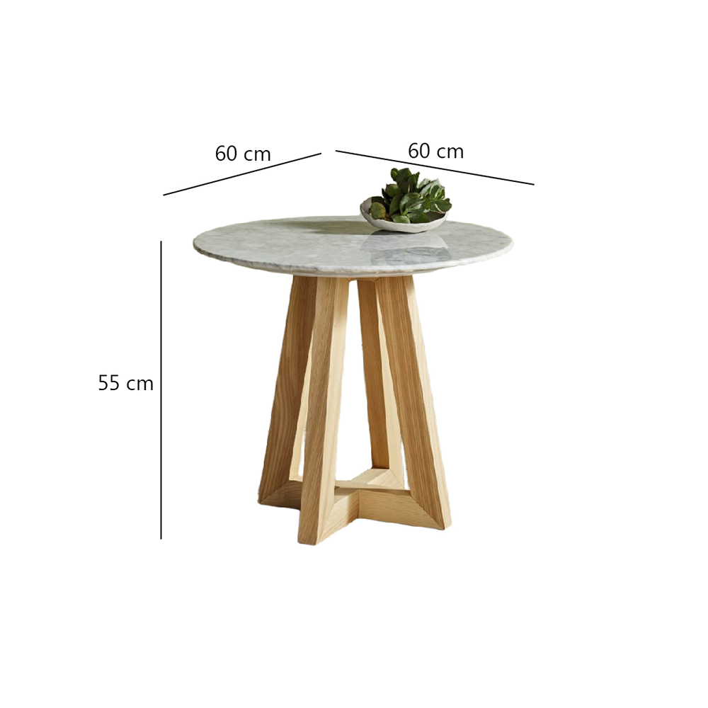 Arkani Round Side Table_Size Arkani Round Side Table Size