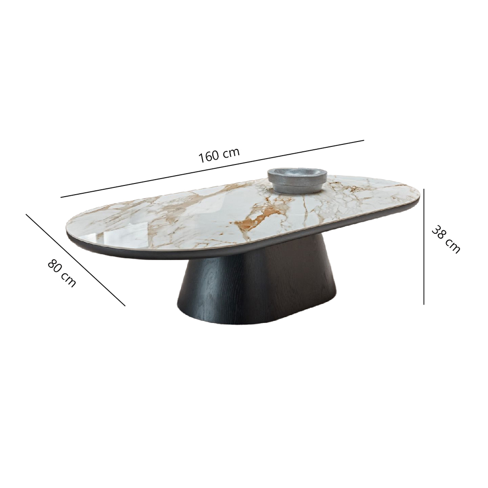 Balegra Coffee Table Size
