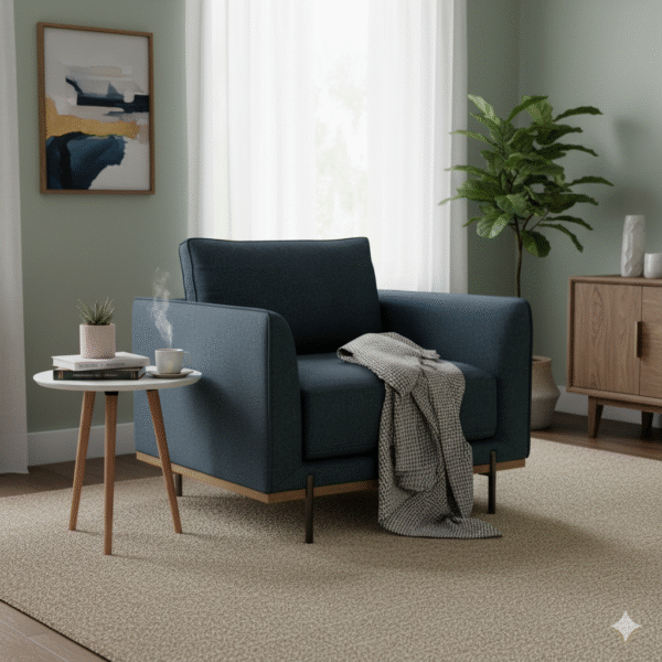 Krista Armchair Denim Lifestyle