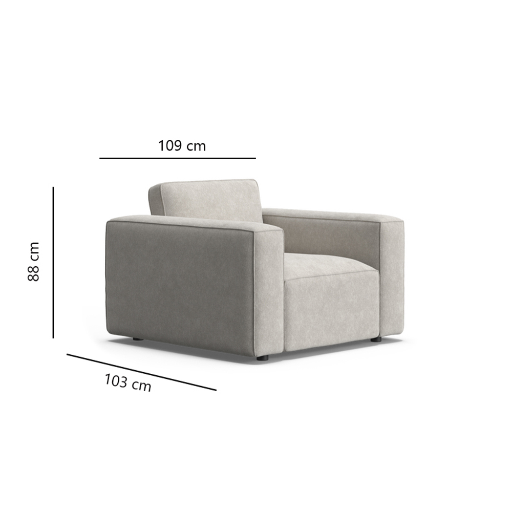 Naddix armchair Pebble 1 6