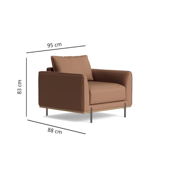 Nanny Armchair Caramel 1 6