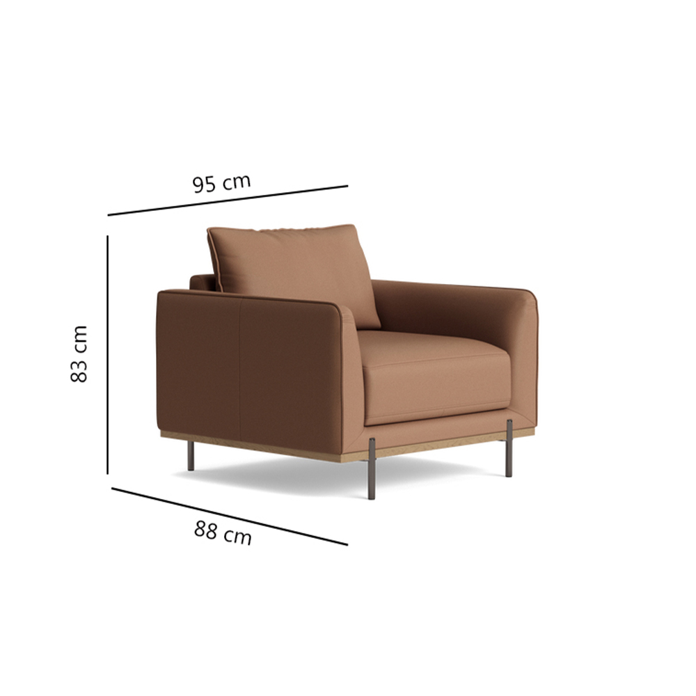 Nanny Armchair Caramel 1 6