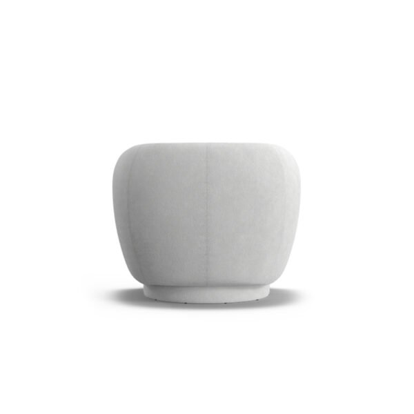Pobble swivel armchair White 1 4