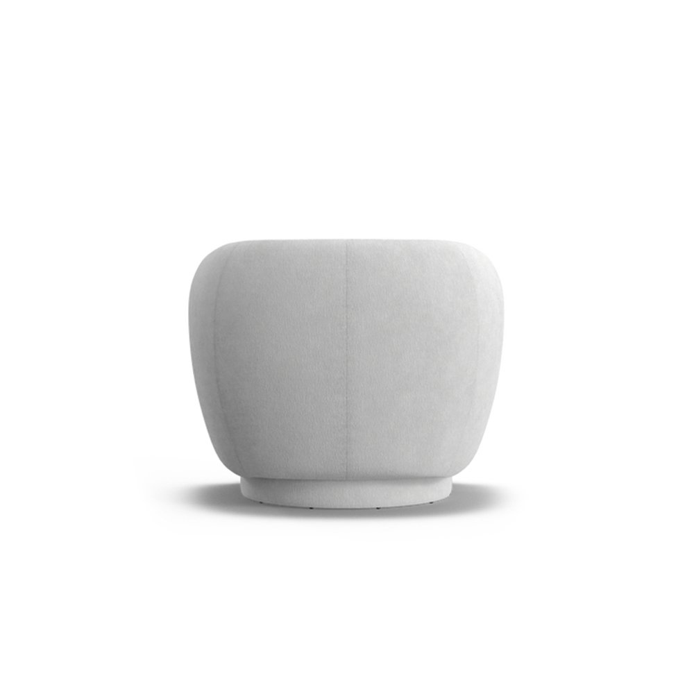 Pobble swivel armchair White 1 4