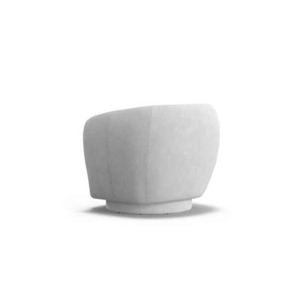 Pobble swivel armchair White 1 5