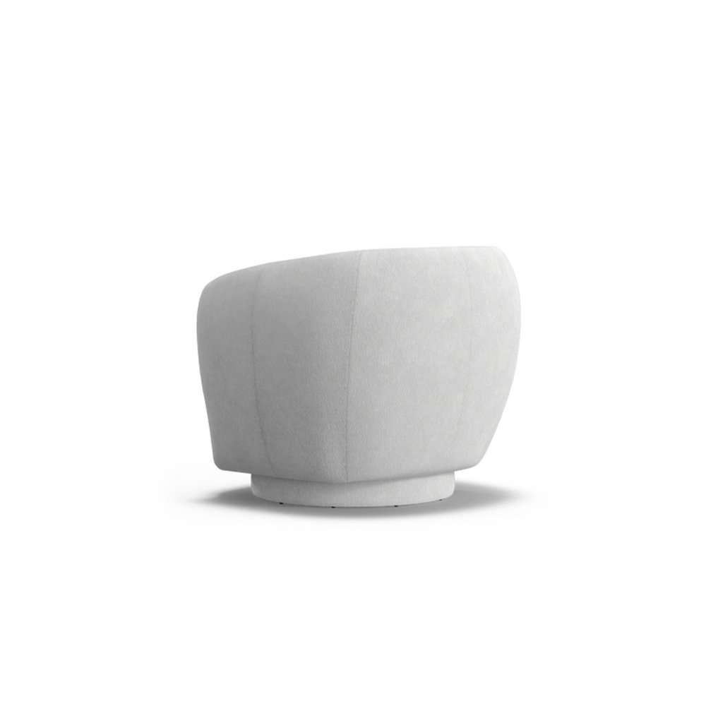 Pobble swivel armchair White 1 5