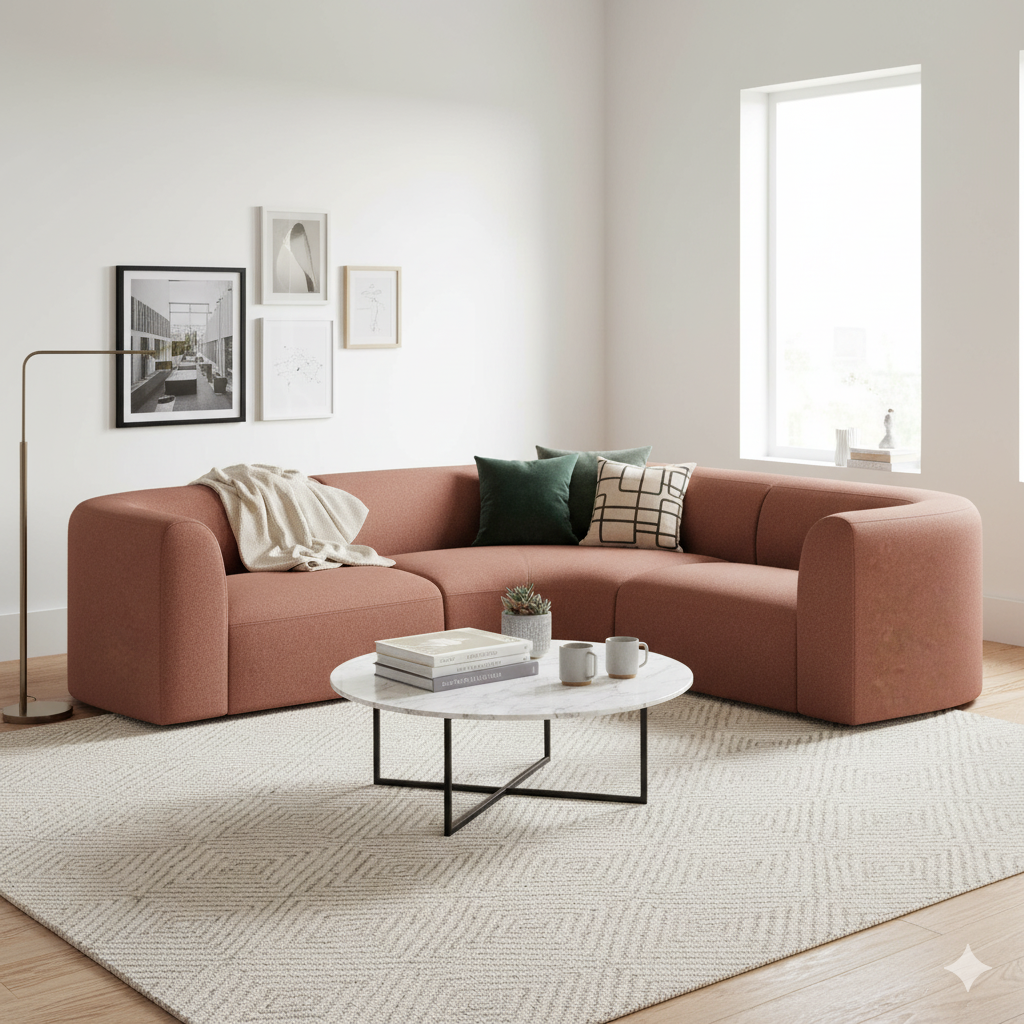 Rectan 5 seat corner modular_Lifestyle Rectan 5 seat corner modular Lifestyle