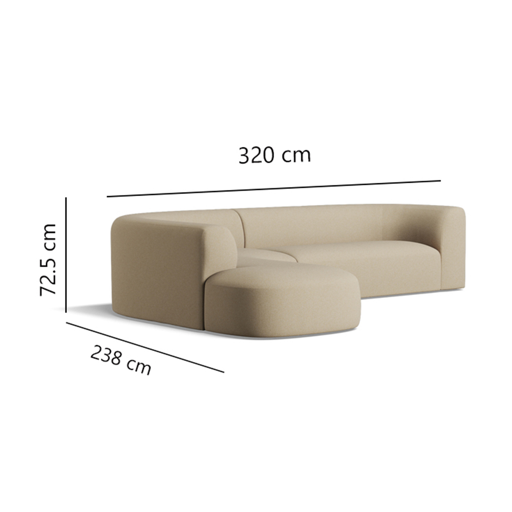 Rectan 6 seat corner terminal_Beige_1-6 Rectan 6 seat corner terminal Beige 1 6