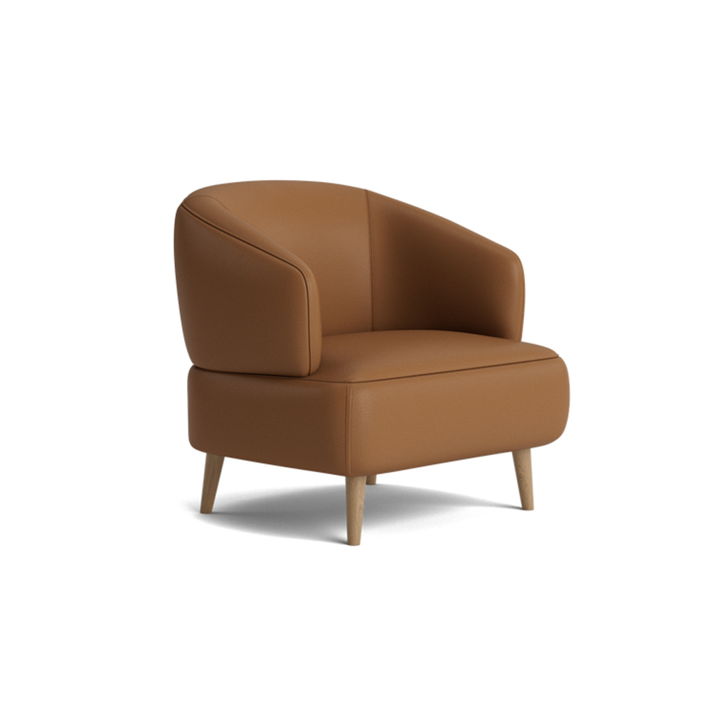 Sanni armchair Pecan Brown 1 2