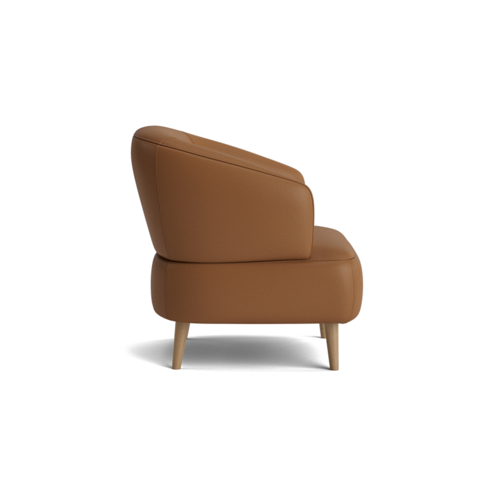 Sanni armchair Pecan Brown 1 3