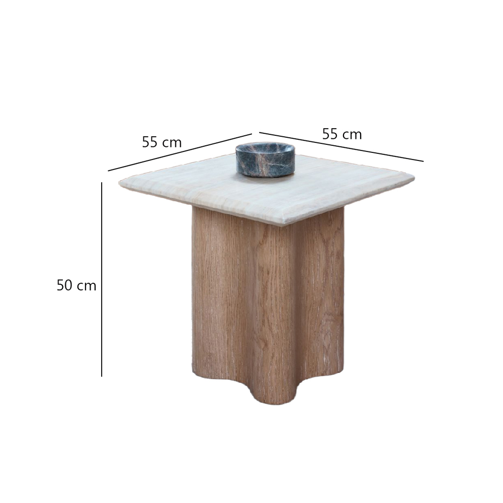 Travy Side Table_Size Travy Side Table Size