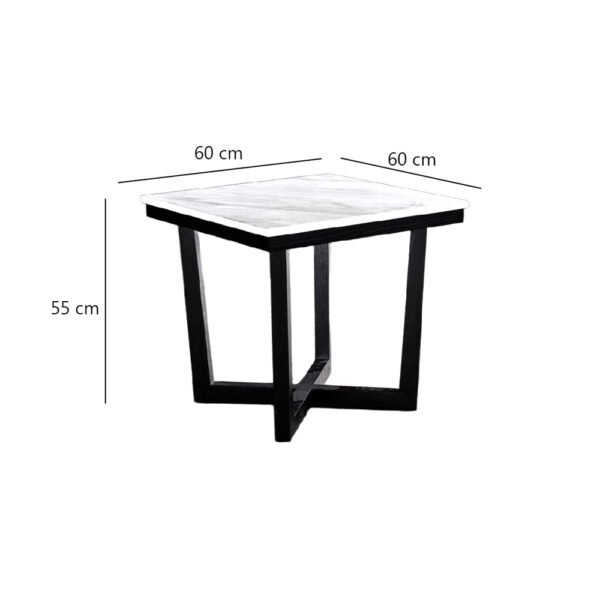 Vence Square Side Table Size