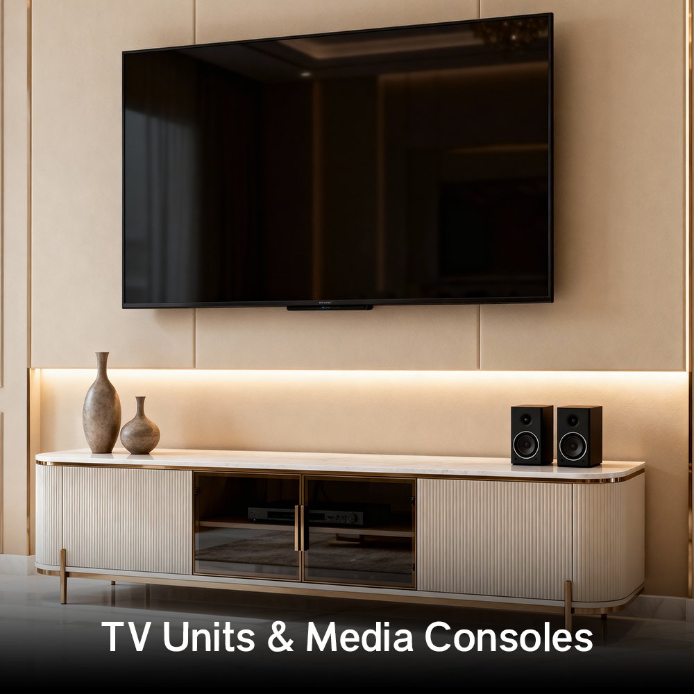 TV Units Media Consoles