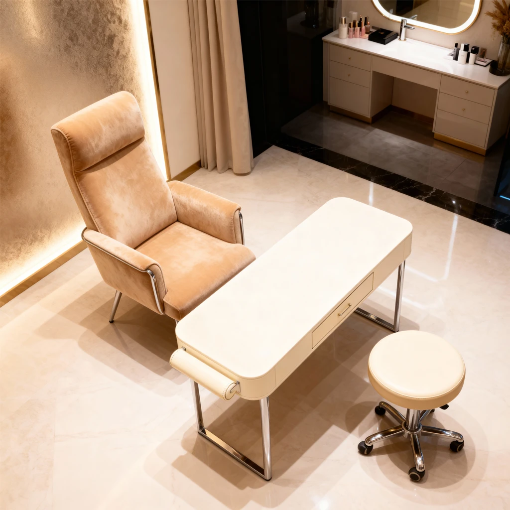 CHAMPAGNE EDGE Luxury Manicure Nail Station 2