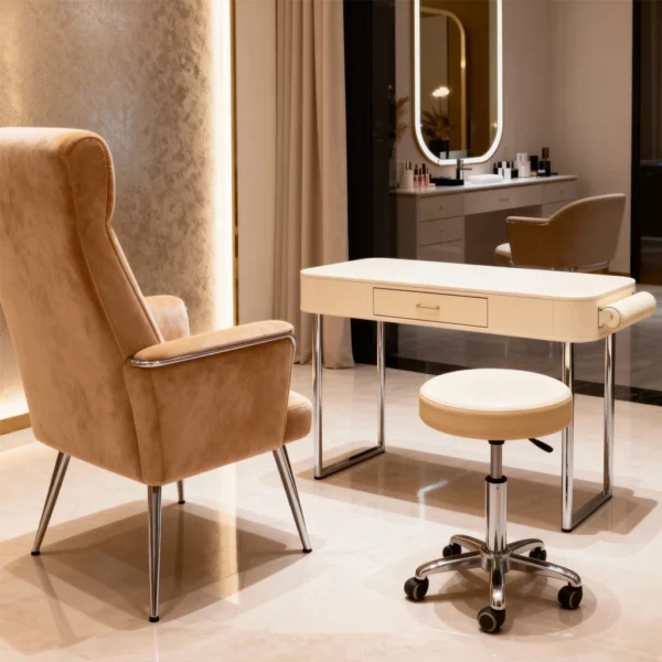 CHAMPAGNE EDGE Luxury Manicure Nail Station 5