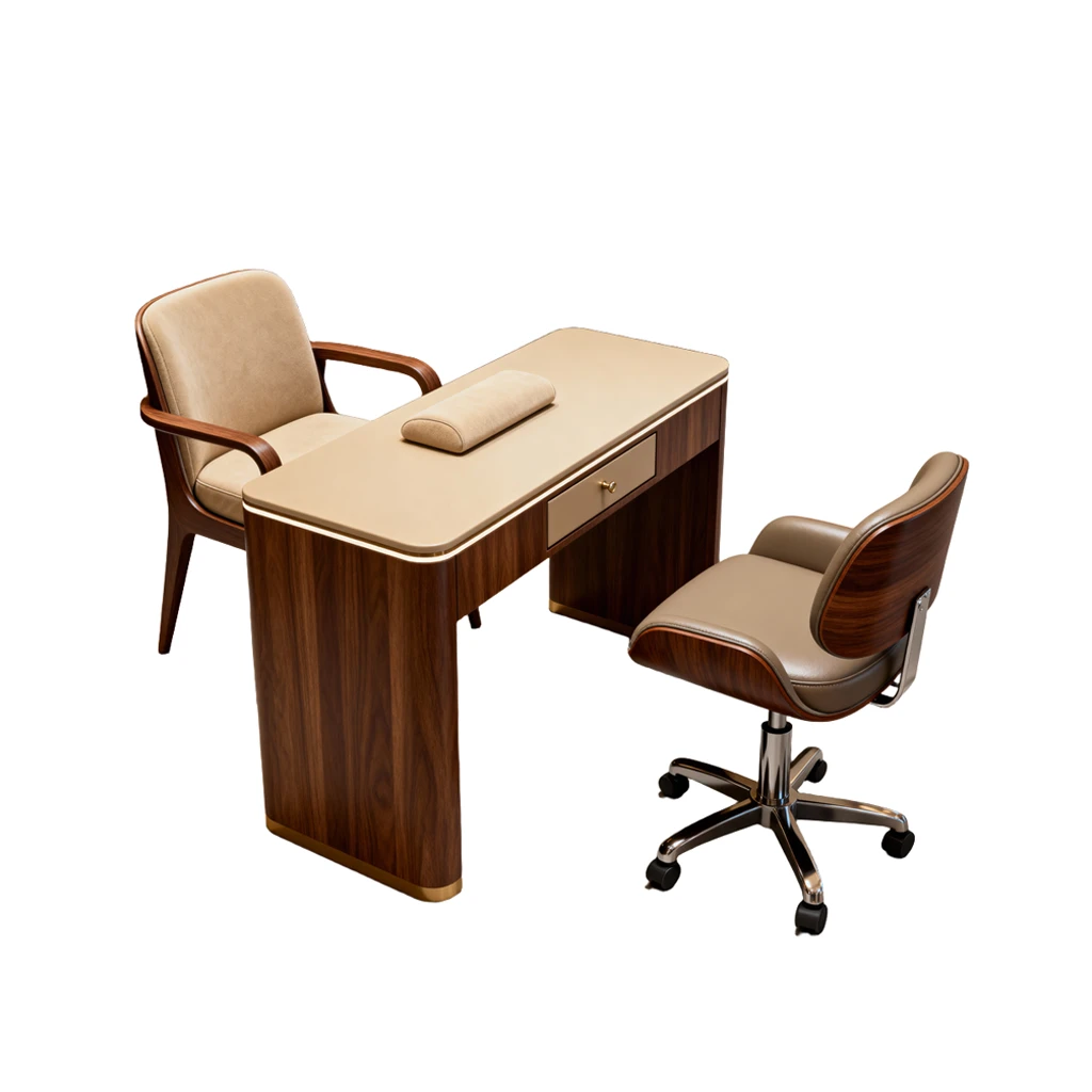 WALNUT Prestige Manicure Station 1 1